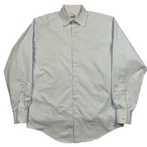Brooks Brothers Egyptian Vintage 16/35 Men's‎ Button Down Pinstripe Long Sleeve
